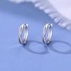 925 Sterling Silver Hoop Earrings: 2025 Modern Niche Design - Elegant & Luxurious for Women