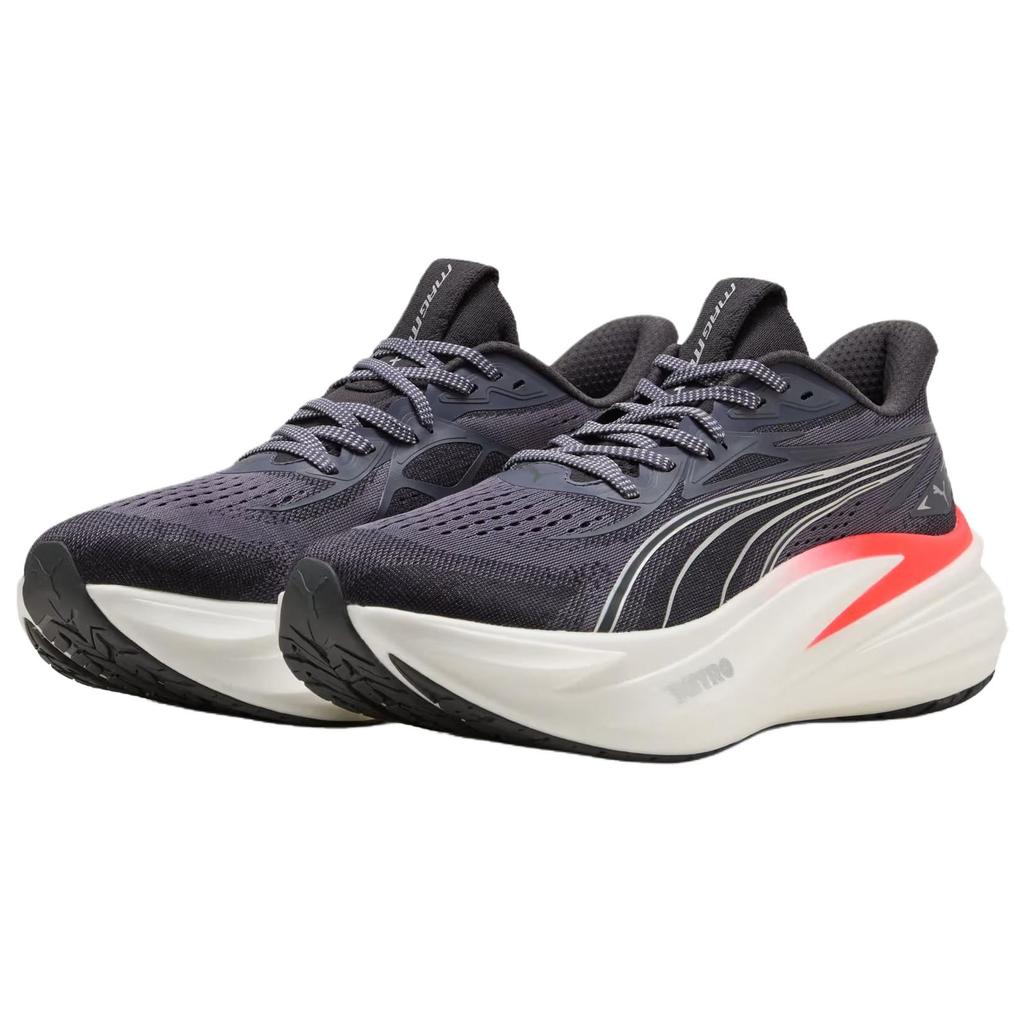 Puma Magmax Nitro™ 2 Miękkie Oddychające Buty do Biegania Męskie Trampki Czarne Szare 312125-17