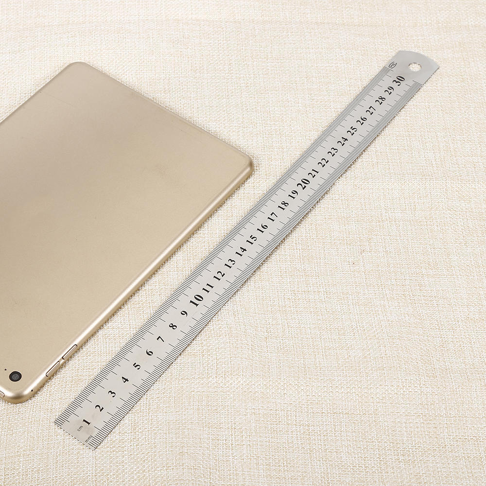 3* Size Metal Ruler Steel Stainless Pocket Pouch Metric Measurement Double Side 3* Size Metal Ruler Steel Stainless Pocket Pouch Metric Measurement Double Side