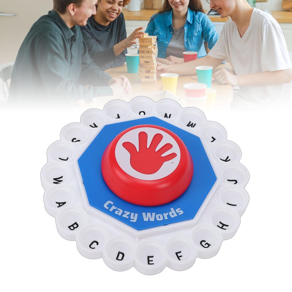 Fast Paced Family Board Game Interactive Alphabet Letters Pressing Game for Educational Party