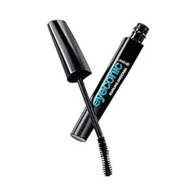 Eyeconic Curling Mascara, Schwarz, Wasserfeste Wimperntusche mit Smart Curl Bürste für voluminöse Wimpern – Wischfestes Augen Make-Up, 9 ml