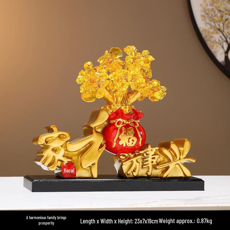 Ornamenti da Tavolo di Lusso per Armadio del Vino per Soggiorno o Ufficio - Nuovo Stile Cinese Decorazione Regalo