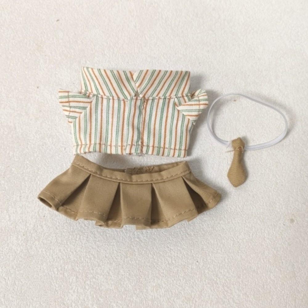 Dress Doll Clothes Outfit Skirt Doll Dress Up Set 10cm Cotton Doll Clothes Children's Gift