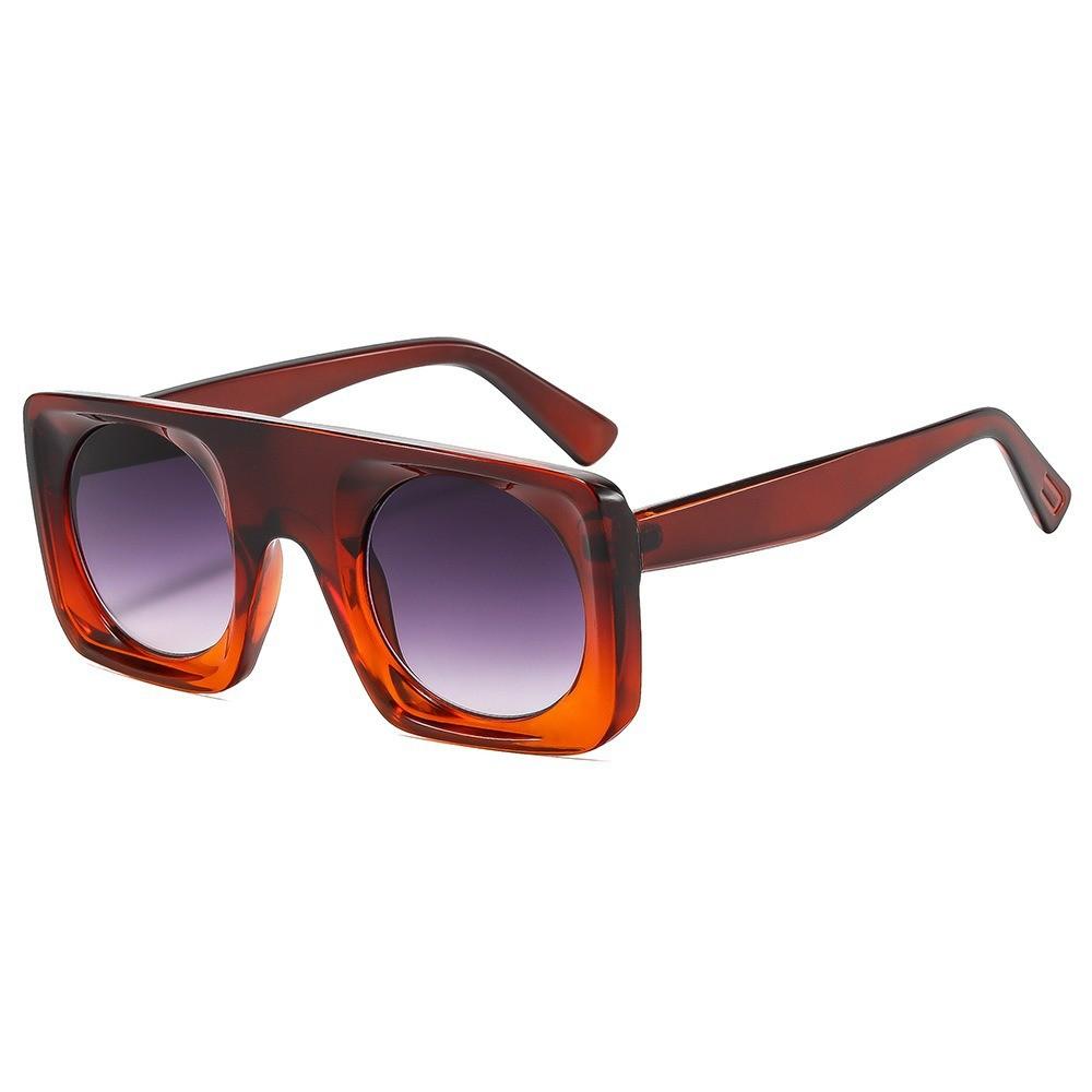 Retro Geometric Square Sunglasses For Men And Women With Uv400 Protection Stylish Outdoor Eyewear