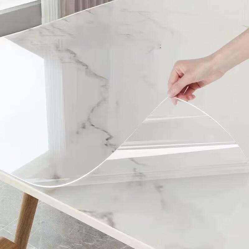 Clear PVC Table Protector Mat