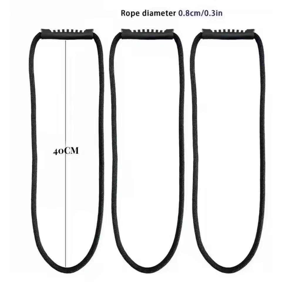 רצועת אחסון עמידה עם וו ולולאה רצועת נשיאה, קולב ומארגן עם ידית לצינורות בריכה, צינורות גינה וכבלים