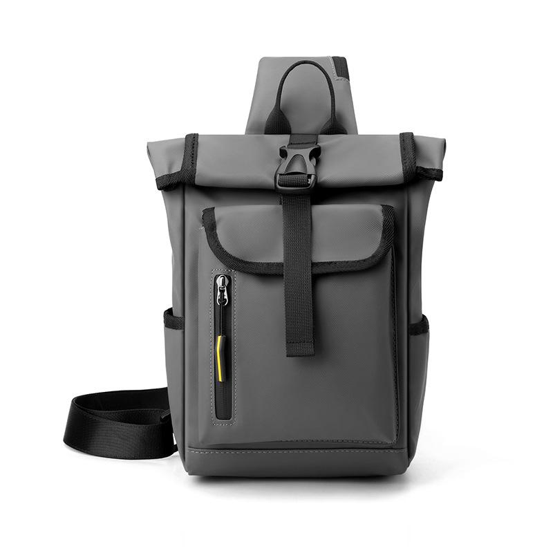 Chest Bag Men's Crossbody Bag Backpack Multi-function Storage Bag Shoulder Bag Simple Chest Bag Carry Bag