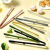 Pince Alimentaire en Silicone Résistante à la Chaleur Ustensile de Cuisine Antidérapant pour Barbecue Pain Gâteau & Glace Manche Ergonomique Sans Rayures Outil de Cuisson Essentiel pour la Maison