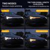 Scan Starting Car Dynamic Hood Lights Strip Turn Signal Light Car Ambient Daytime Running Light Flexible DRL Hood Light Strip