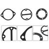 Gaskets Washers 3 Pieces/ Set Black Long Service Life Plastic Sophisticated