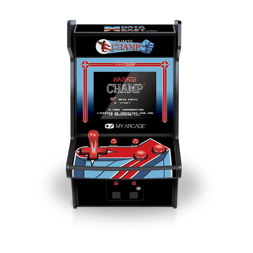 MyArcade 6.75-inch Retro Karate Champ Mini Game, Blue & Black, DGUNL-3204