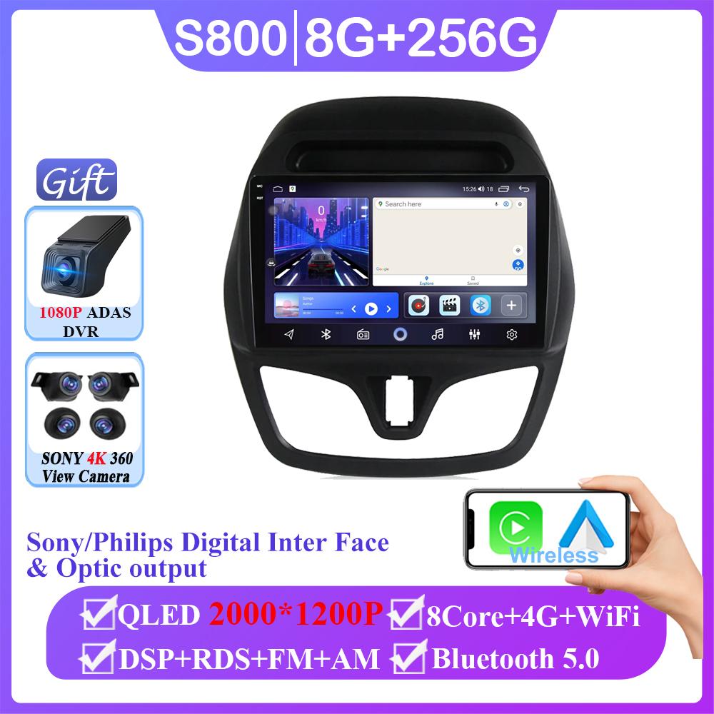 7862 WIFI For Chevrolet Spark Beat 2015 - 2018 Android Auto Car Radio Multimedia Video Player GPS Navigation Carplay Rear camera
