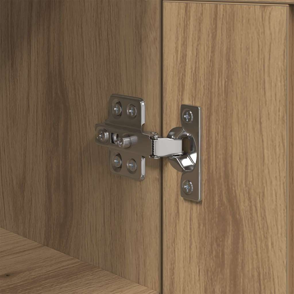 Sideboard Artisan Oak 34.5 x 34 x 90 cm Engineered Wood and Iron