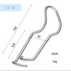 Plant Cages Steel Buckle Fixing Clamp Garden Greenhouse Pipe Support Fixing Clamp Connector Steel Pressing Spring Wire Clip