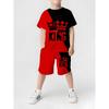 Set Estivo 2025 Nuovo Set Bambini Set Estivo Bambine T-shirt Manica Corta Pantaloncini Bambini Stampa Corona 3D Casual Girocollo Bambini