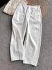 Treasure God Pants: Women’s Slimming High Waist Cocoon Jeans, 100% Imported Cotton, Nine-Tenth Length, Perfect for Early Autumn.