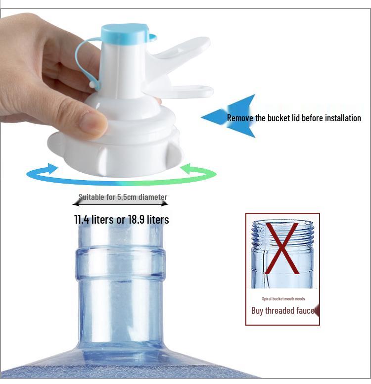 מתקן מים מינרליים פשוט לשולחן ומתלה אחסון