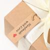Ornament Enclose 10M Strings Kraft Paper “Merci” Labels Thank You Hanging Tags Handmade With Love