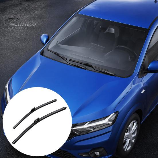 Weather Resistant Wiper Blades 2Pcs Windshield for Dacia Sandero III 2020-2023, 16/24 Replacement Wipers Inch Beamless Quiet Durable Front Wipers,
