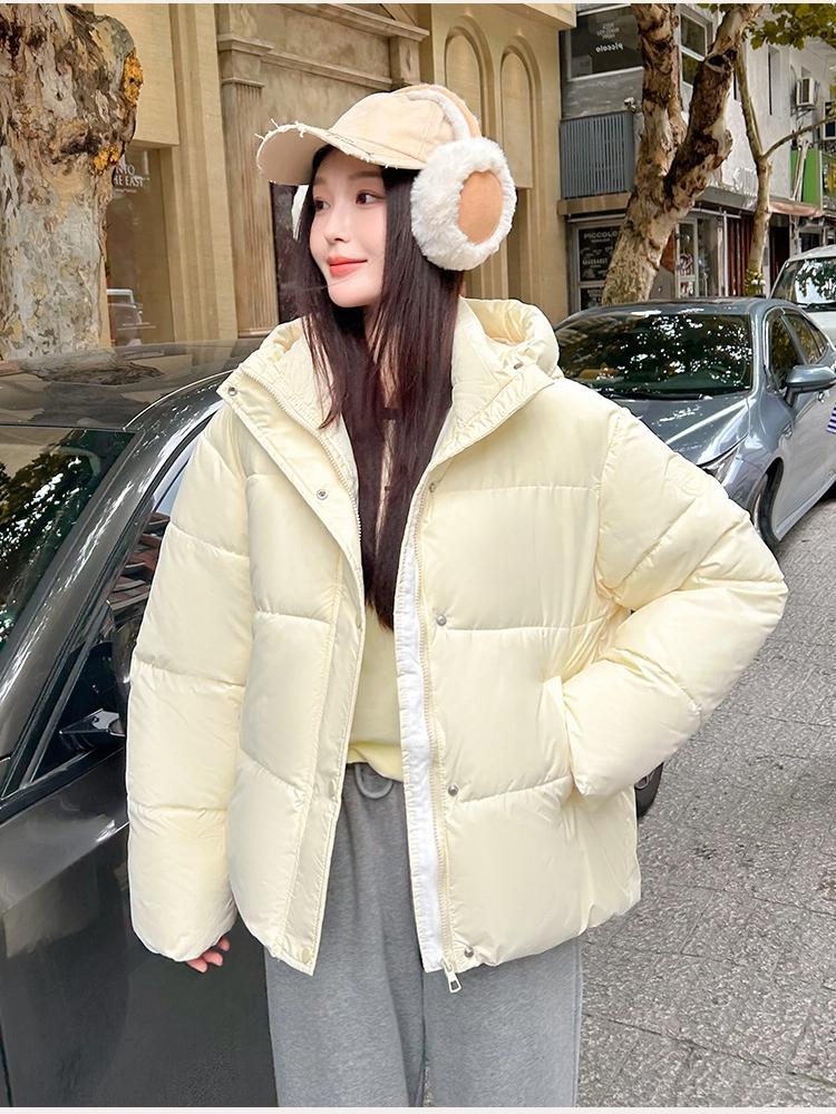Women’s Short Hooded Windproof Thicken Warm Winter Jacket 4 Colors