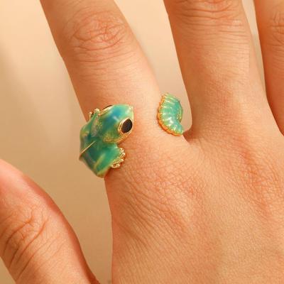 Unisex Gotischer Echsen-Verstellbarer Hip-Hop-Tierring für den Zeigefinger