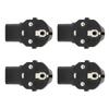 4pcs  4.8mm to IEC320 C13 Converter 90 Degree Power Plug Adapter for Laptop Power Adapters
