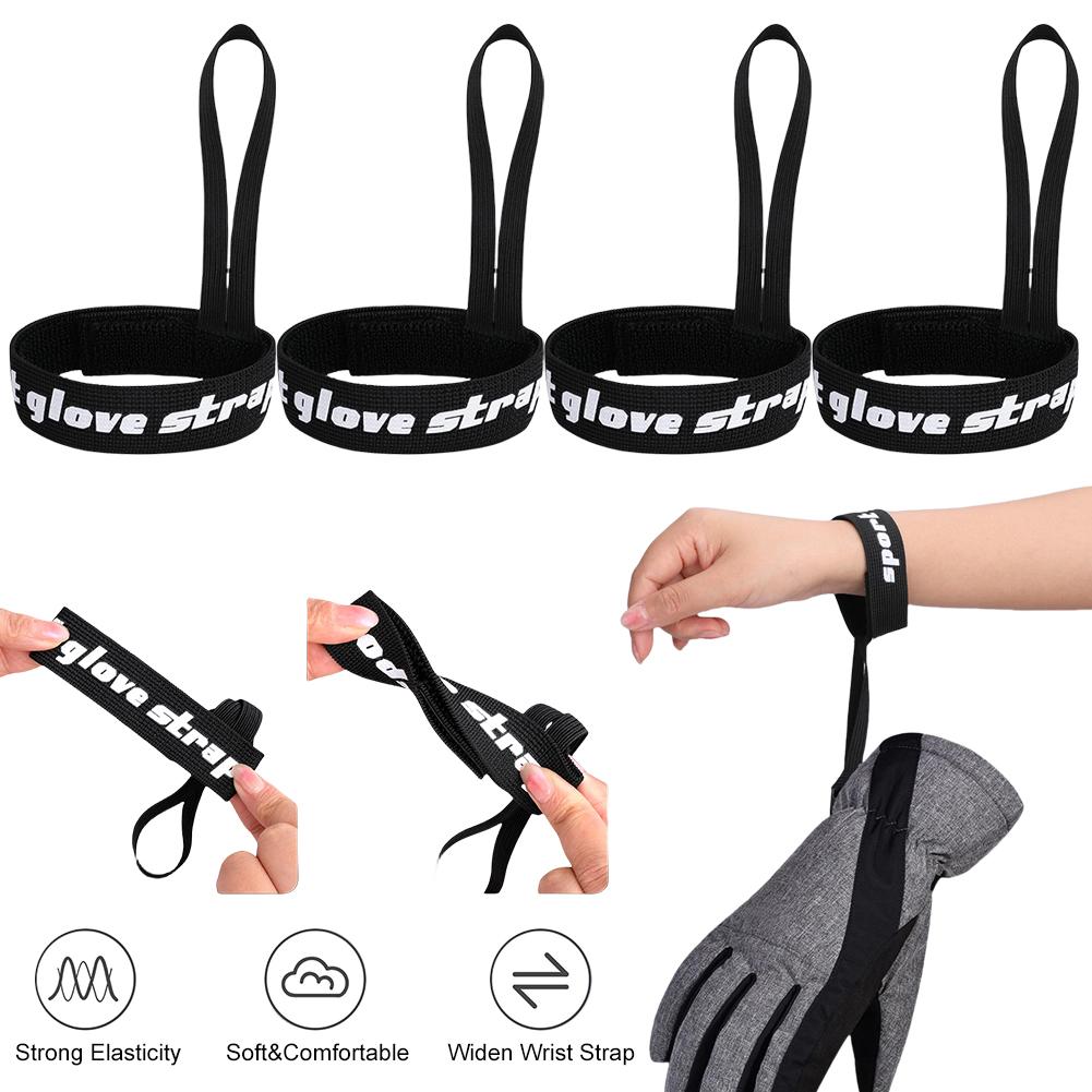 4/8 Stück Elastische Snowboard-Handschuhschlaufe Anti-Verlust Handschuh-Sicherheitsleine Ski-Handschuh Leinenhalter für Camping Skifahren Outdoor-Aktivitäten
