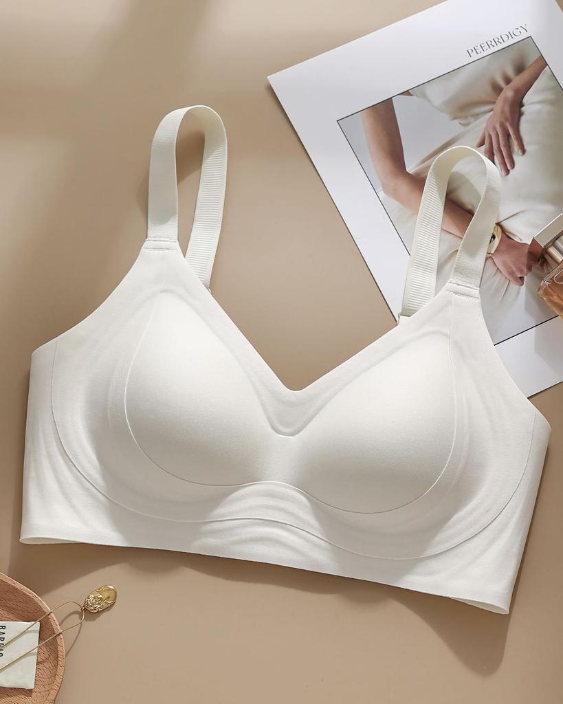 Jelly Glue Strip, Fully Fixed Cup, Underwear, Women's Small Breasts Gathered, Not Empty Cup, Pull Up Support, Anti-sagging Palm Cup, Bra
