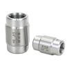 1/8" 1/4" 3/8" 1/2" 3/4" 1" BSPP Female 304 Stainless Steel High Pressure Non-return Check Valves Water Oil One-way Valve