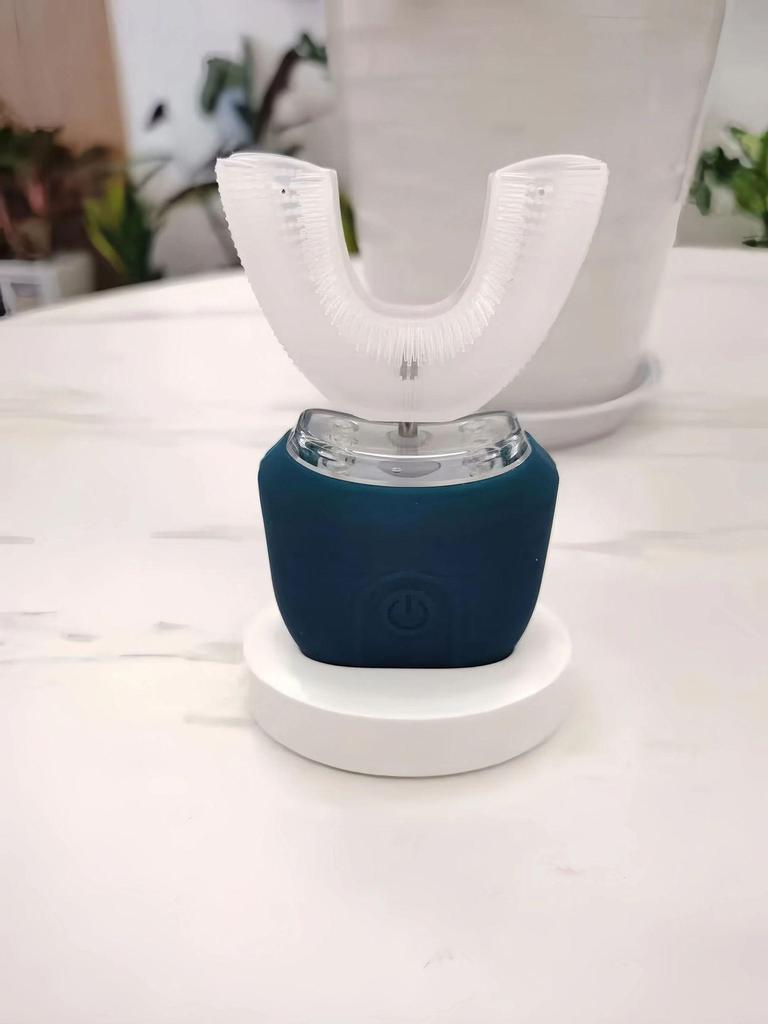 Ultrasonic U-Shaped Waterproof Electric Toothbrush for Whole Mouth Cleaning