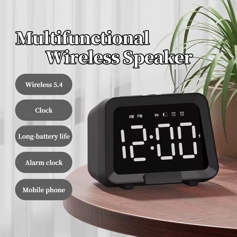 Multi-functional Digital Alarm Clock Reloj LED Digital Desk Clock Display Week Calendar Table Alarm Clock with Light G9 чёрный