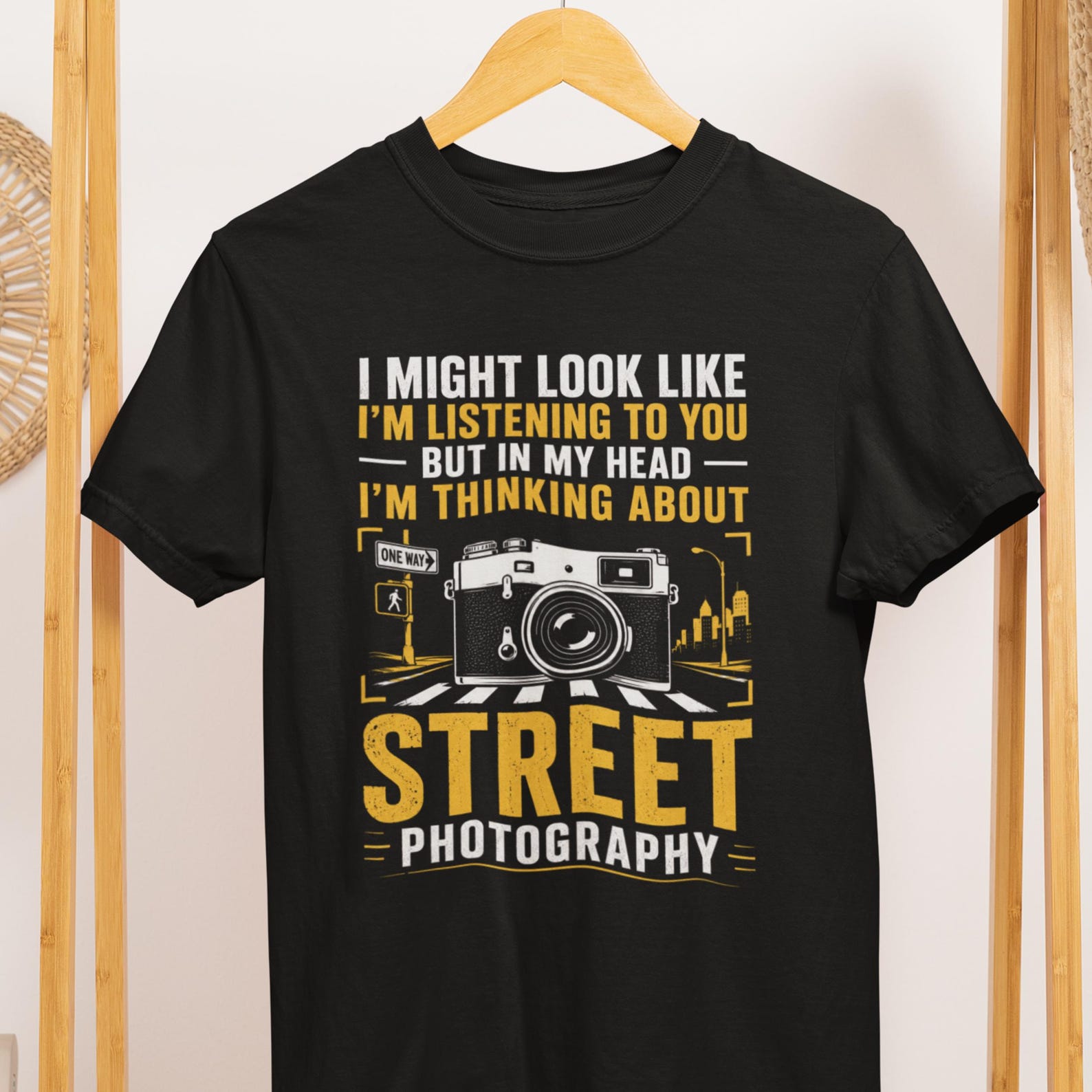 Street Photography Shirt, Vintage Camera Tee, Urban Photographer Gift M