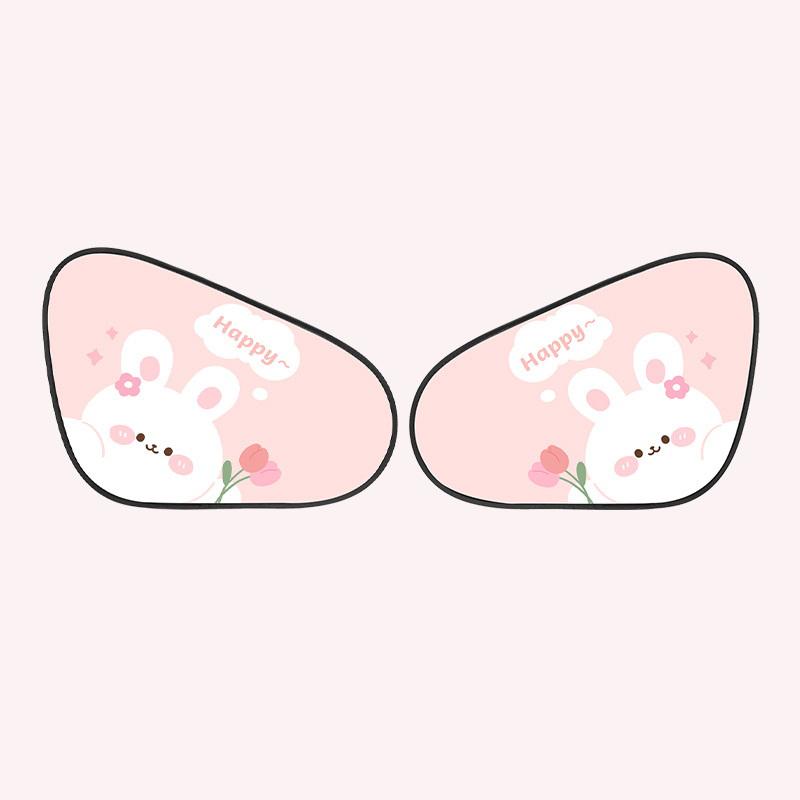 Car Sunshade Cartoon Electrostatic Film UV Protection Sunshade Reusable Adsorption Static Cling for Rear Windows