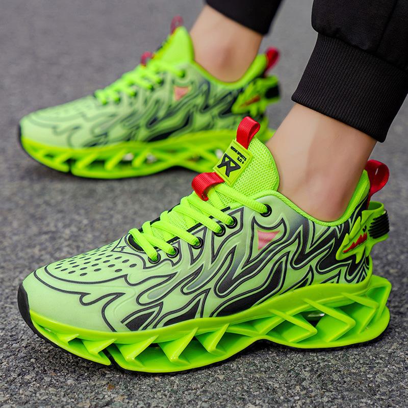 Schuhe Große Größe Blade Tide Schuhe Flammen Sneaker Outdoor Freizeit Laufschuhe