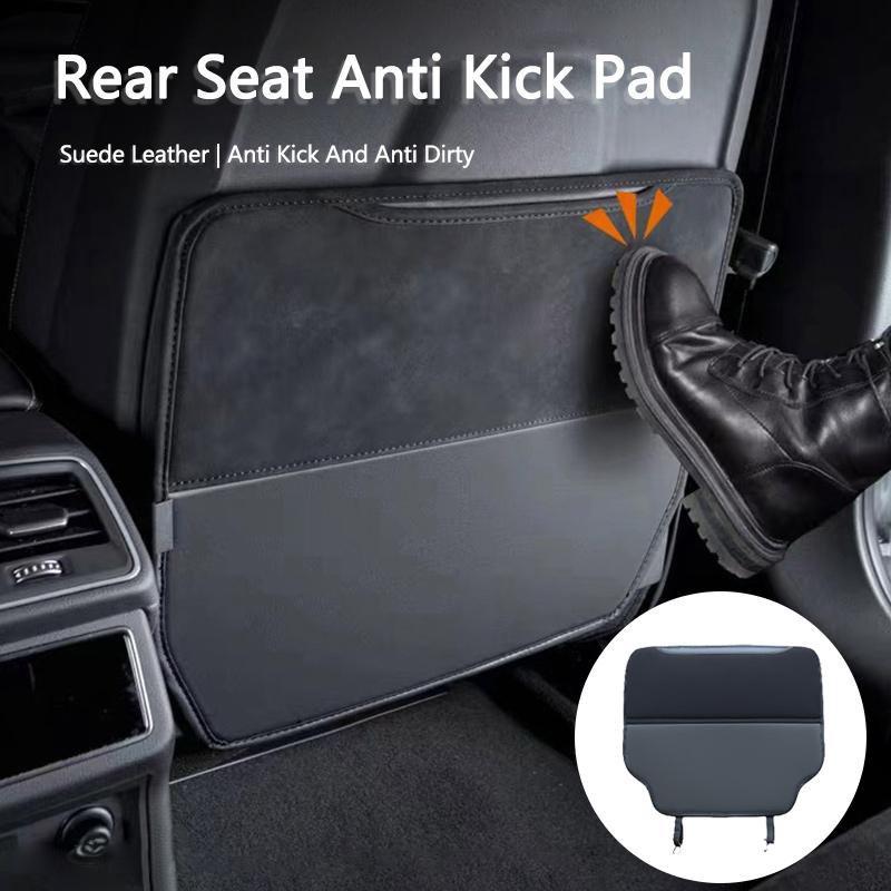 Car Flip Over Leather Anti Kick Pad Seat Back Protector For MINI CooperS One JCW Countrynan Clubman R56 R58 R59 R57 R55 F55 F56