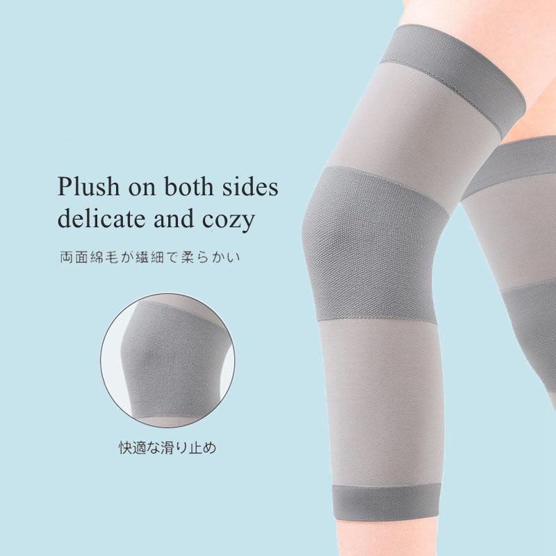 Bamboo Fiber Knee Sleeves Breathable Anti Bacterial Summer Microfiber Thin Knee Pads Women