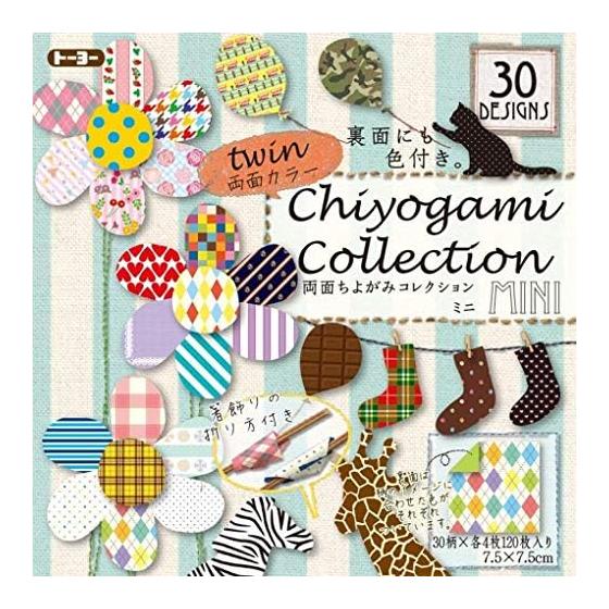 Toyo Origami Chiyogami Collection Double-sided 7.5cm square 30 patterns 120 sheets 018511