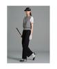 BEANPOLE GOLF Women'S Collar Neck Full Open Knit Vest Grey