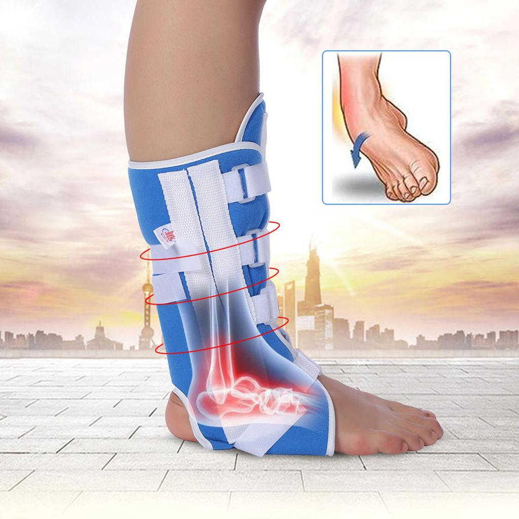 Adjustable Knee Joint Support Ankle Strap Orthosis Brace Support Sprain Strap Foot Brace S