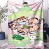 Crayon Shinchan Japanese Kawaii Blanket Soft Comfortable SkinFriendly For Bed Bedroom Dorm Sofa Office Car Lunch Camping Gift