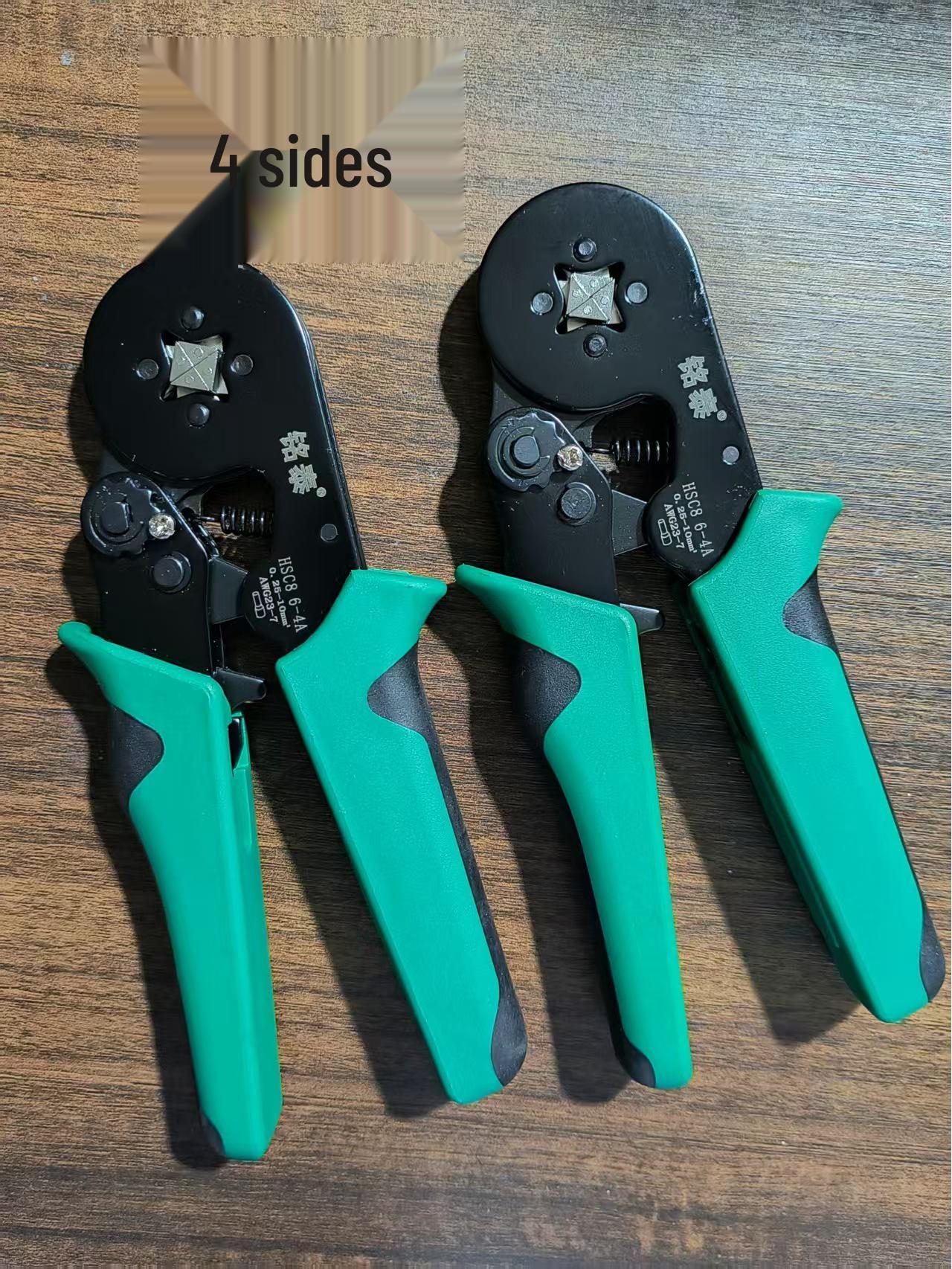 HSC8 Tube Terminal 4-Sided 6-4A & 6-Sided 6-6A Pin Crimping Pliers
