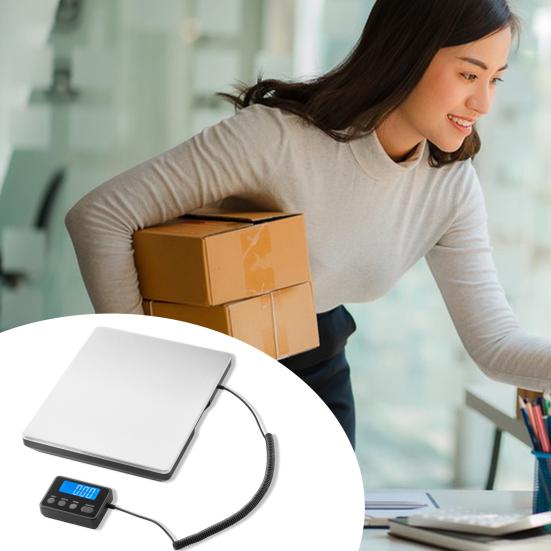 Digitální poštovní váha LCD displej Odolná nerezová ocel Přepravní váha Vysoká přesnost 200 kg/0,01 kg