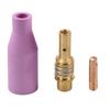 For MIG Welding Pink Welding Nozzle Kit Welding Torch Tips And Holders 15AK Torch Tips Electrical Conductivity