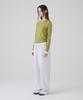 DANGLEDROP Dgdp Square Logo Wide Sweatpants_White Melange