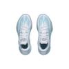 Li Ning All City 11 V2 Dämpfung, abriebfeste Basketballschuhe für Herren, niedrig geschnitten, blau-weiß, ABAT053-4