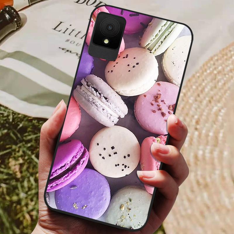 For TCL 502 Case Shockproof Soft Silicone TPU Bumper for TCL 502 Global Cover Cat Luxury  TCL502 Cute Cartoon Shell