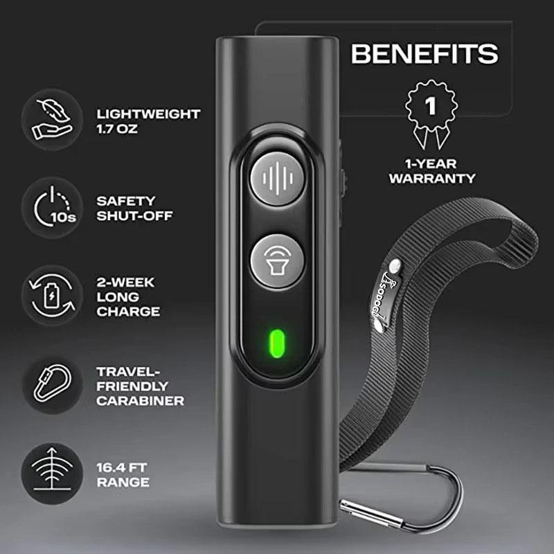Ultraschall-Haustier-Hundevertreiber, Anti-Bell-Stopp-Bell-Trainingsgerät, Hochleistungs-Hundetrainingsabwehrmittel mit wiederaufladbarem USB-Anschluss