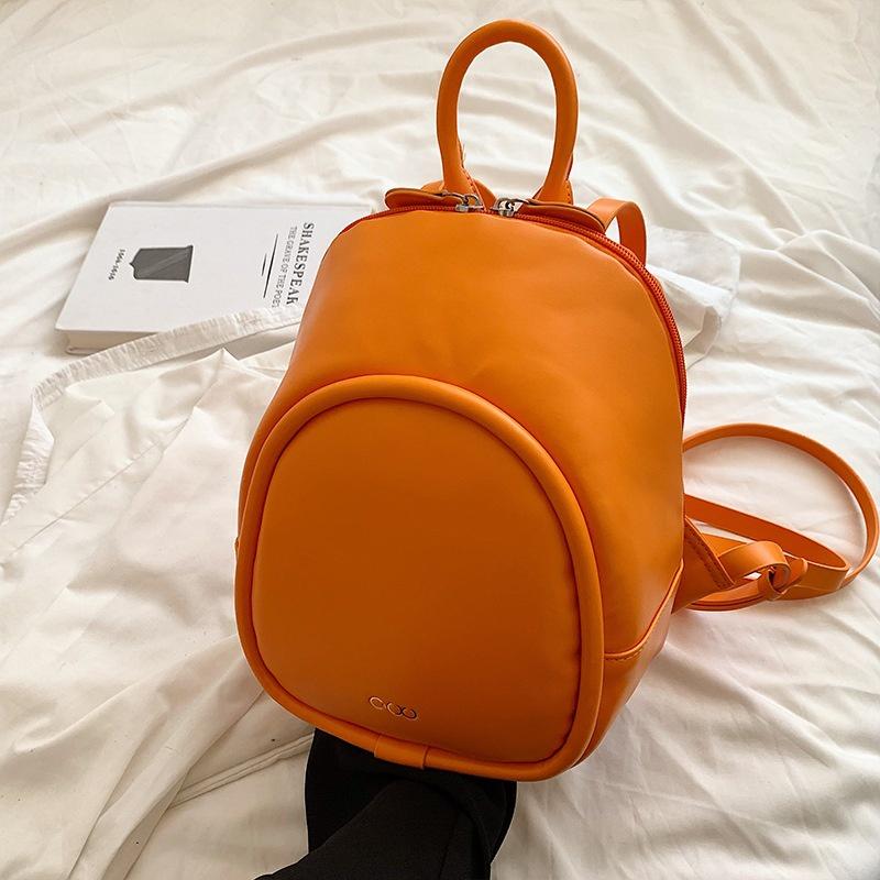 

IELGY Мини-рюкзак женская сумка 2023 модная универсальная маленькая сумочка оранжевый