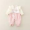 Autumn-Spring National Style Baby Romper for Girls - 1-Year-Old Outfit