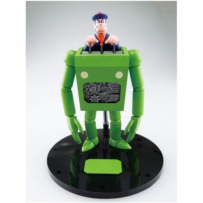 Aoshima Future Boy Conan No.4 Robonoid Dice Captain Version 1/20 Scale Plastic Model Kit, Green